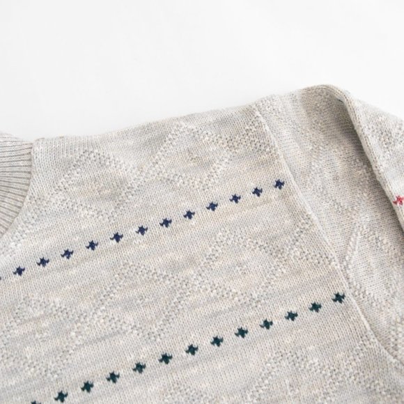 Vintage Great Lakes Crewneck Sweater - Taupe -  Large - Picture 11 of 13